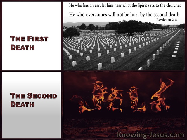 Revelation 2:11 THe Second Death (white)
